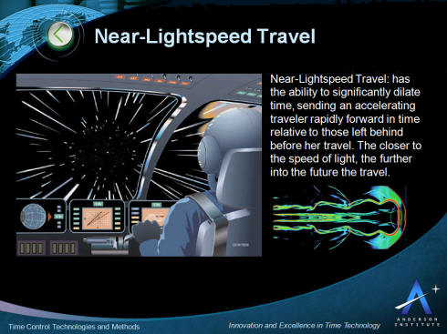 Near-Lightspeed Time Control and Time Travel