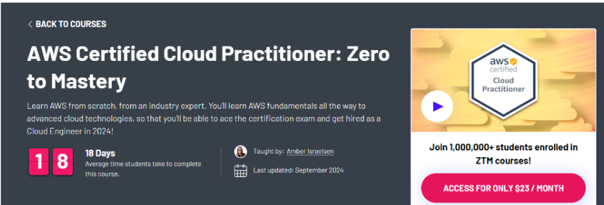 AWS Certified Cloud Practitioner
