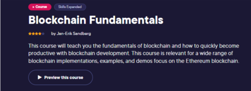 Blockchain Fundamentals
